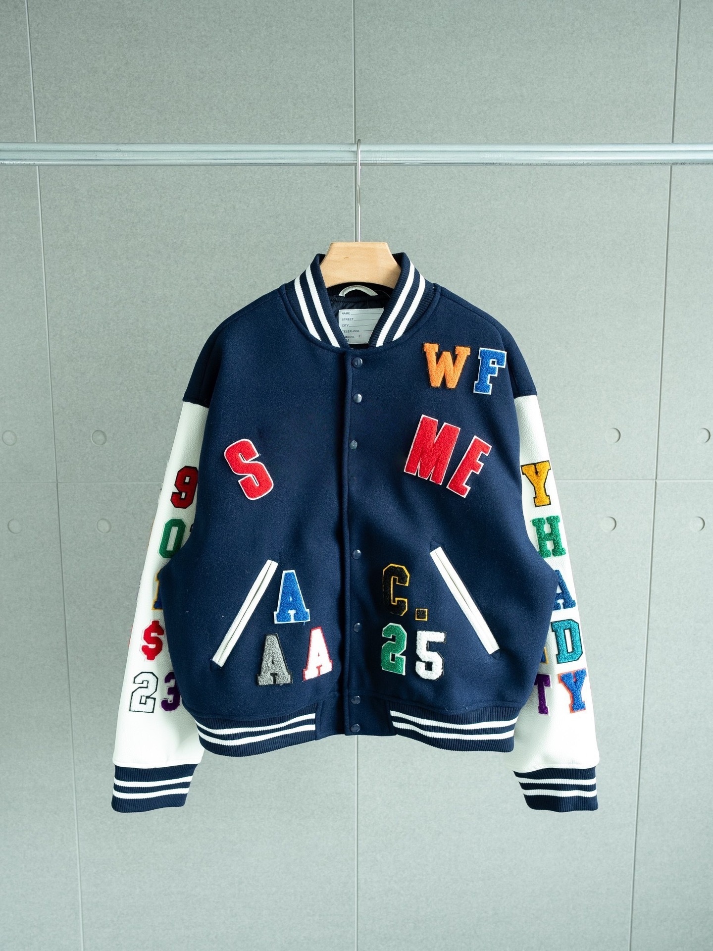 Men Designer jacket coat men's street Alphabet embroidery hip-hop retro College baseball uniform Classic cashmere Pure color mens casual all-match jacket