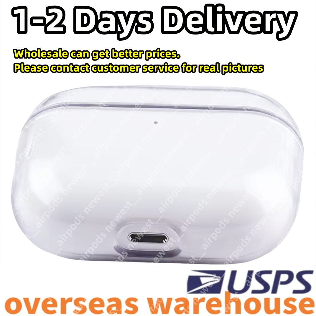 For AirPods Pro 3 ANC Earphones cases AirPods 4 ANC Headphones TPU Protective Case AirPods Pro 2 Transparent Shell airpodspro2 case airpodspros 4 airpodspros 3 cases
