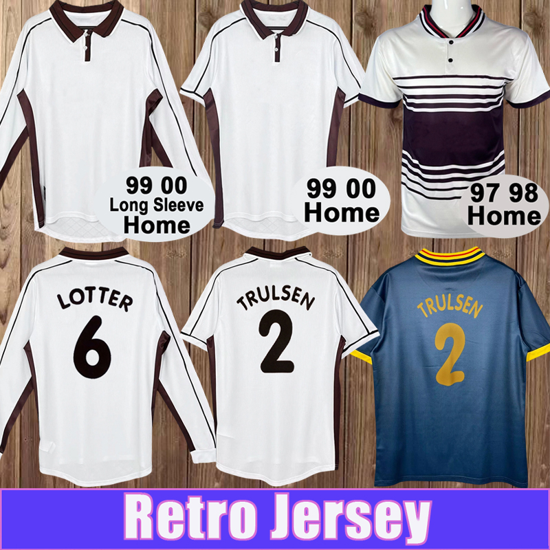 1997 2000 St. Pauli Mens Retro Soccer Jerseys MARIN TRULSEN LOTTER TRULSEN Vintage Home Away Football Shirts Uniforms