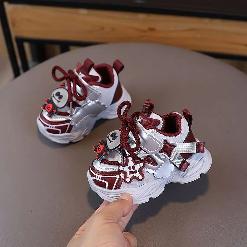 Non Slip Shoes for 0-3 Years Boys Girls Ultra Lightweight Breathable Chunky Sneakers Unisex Toddler Shoes with Anti Slip 251219