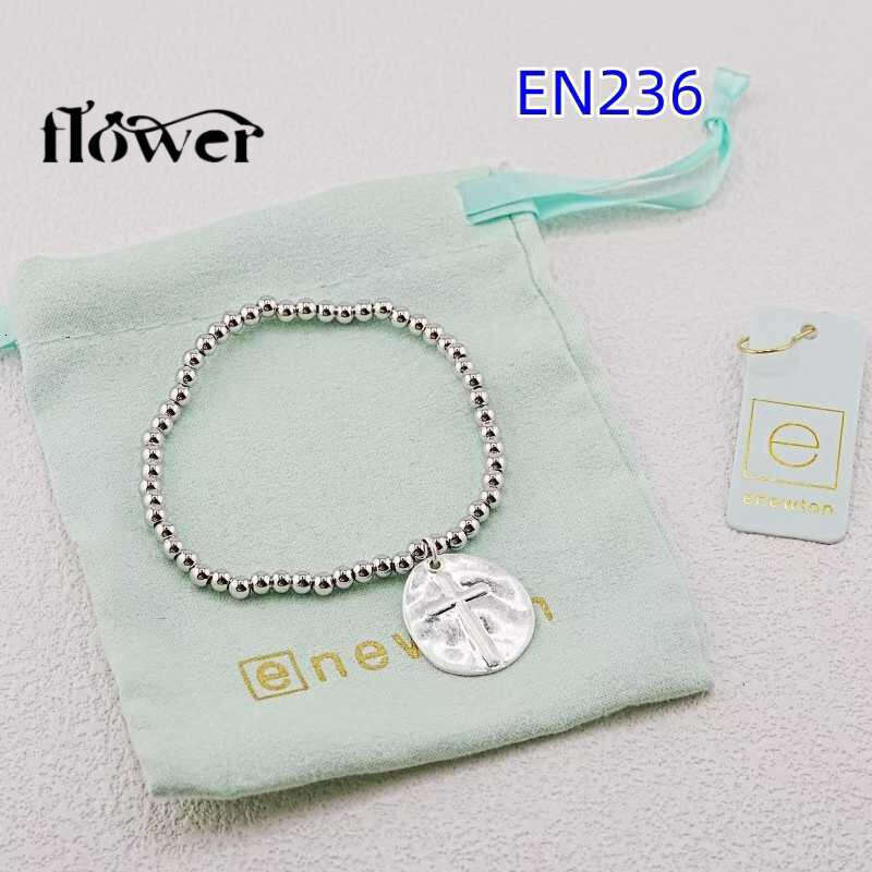 goodbrands Enewton 1:1 Naure Pearl Beaded Cross Bracelet Jewelry Bijoux de Luxe Birthday Christmas Gift EN236