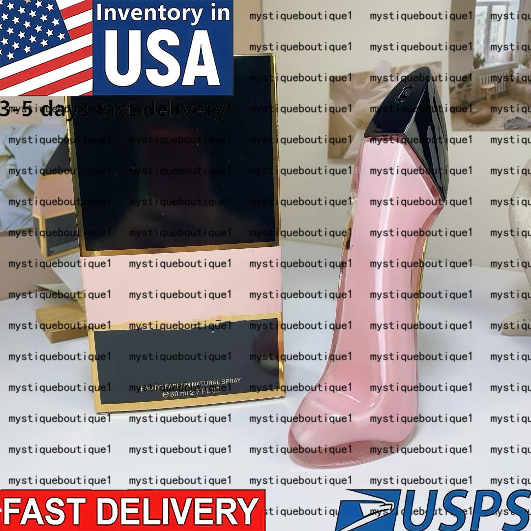 very good girl blush perfume women pink 80ml Fragrances heel perfume Quality Good Perfume for Eau De Parfum Long Lasting Smell EDP Woman girl