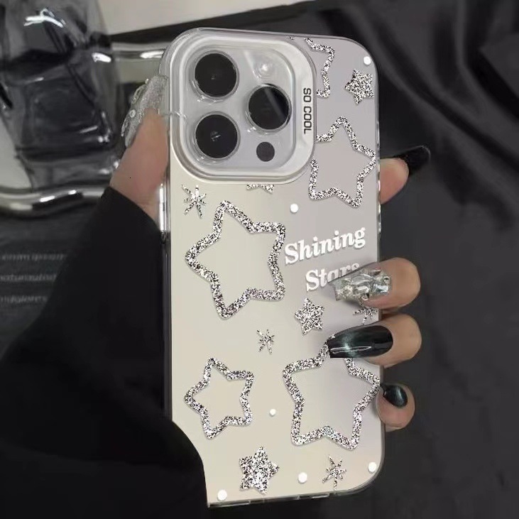 Shining Star Compatible with 15 Max European and American 16 Pro Apple Phone Case iPhone 17 Creative 14 Trendy 13