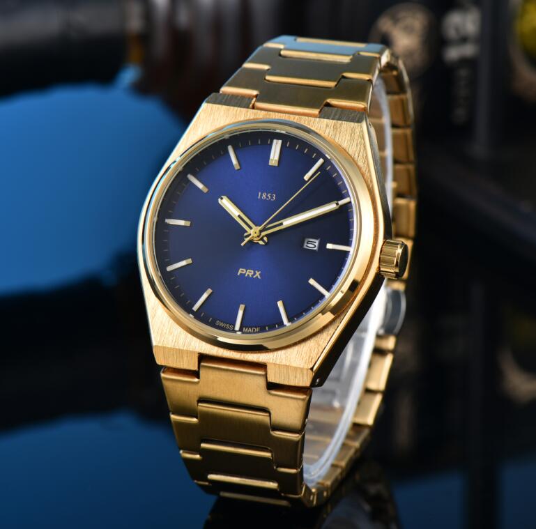 Mens womens TISTSity PRX 1853 Watches Stainless Steel Watch men Quartz Wristwatches waterproof Luminous montre de luxe WATCH #158