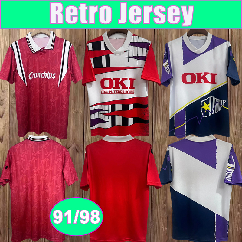 1991 1998 Kaiserslautern Mens Retro RATINHO KUKA MARSCHALL Soccer Jerseys Home Away Vintage Football Shirts