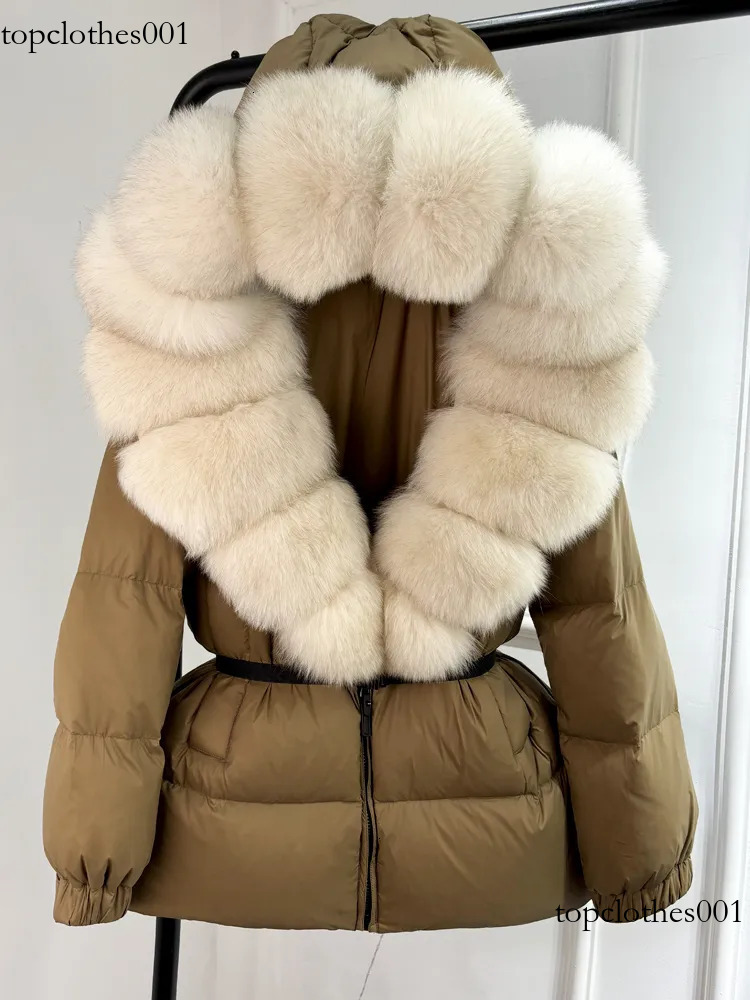 Janveny 2024 Winter Puffer Jacket Women Real Fox Fur Hooded Thick Warm 90% White Duck Down Coat Female Parkas Waterproof - view 6