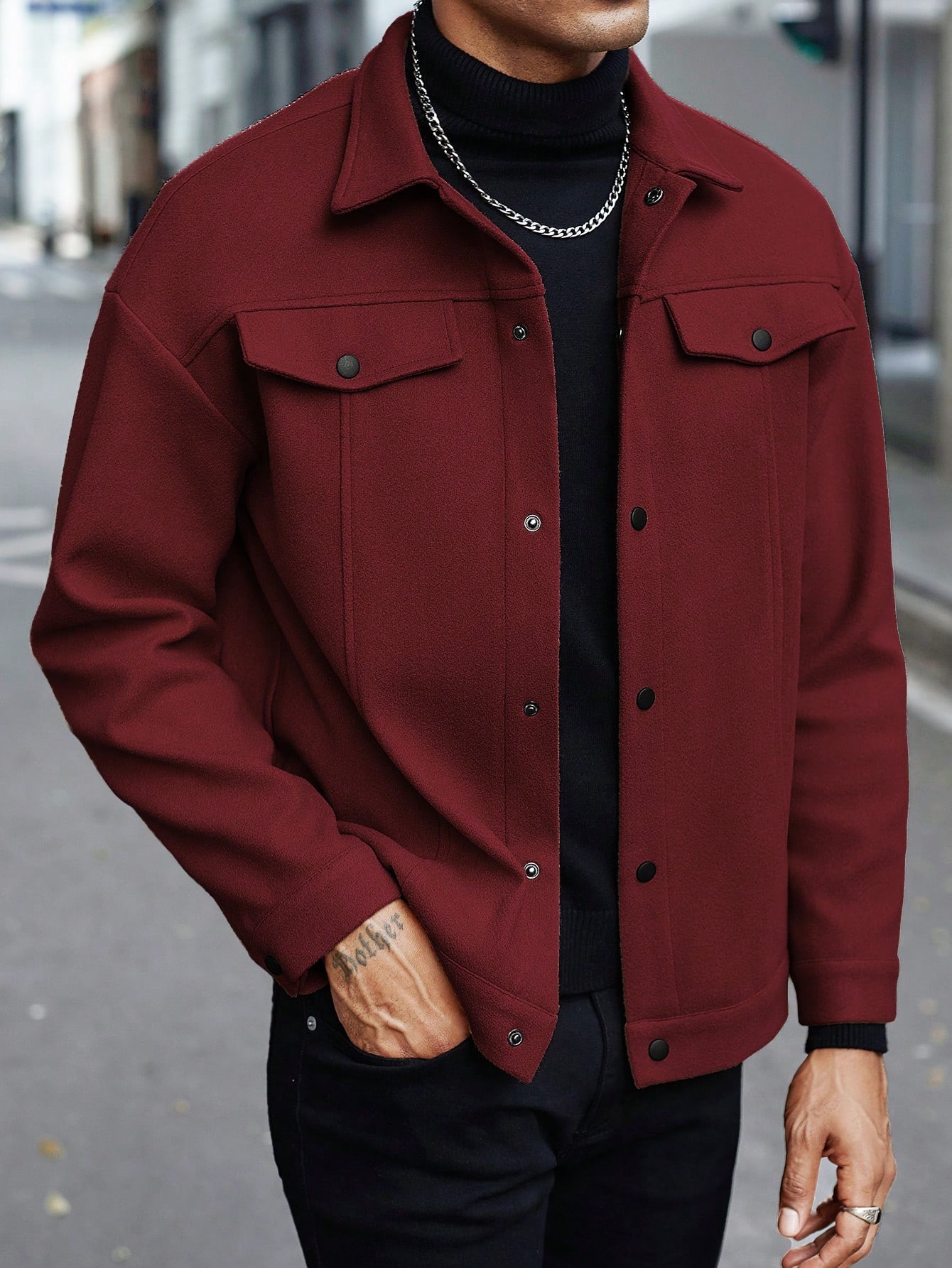 2026 New Arrivals Men's Wool Blend Jackets | Fall & Winter Lapel Casual Sporty Business Coats