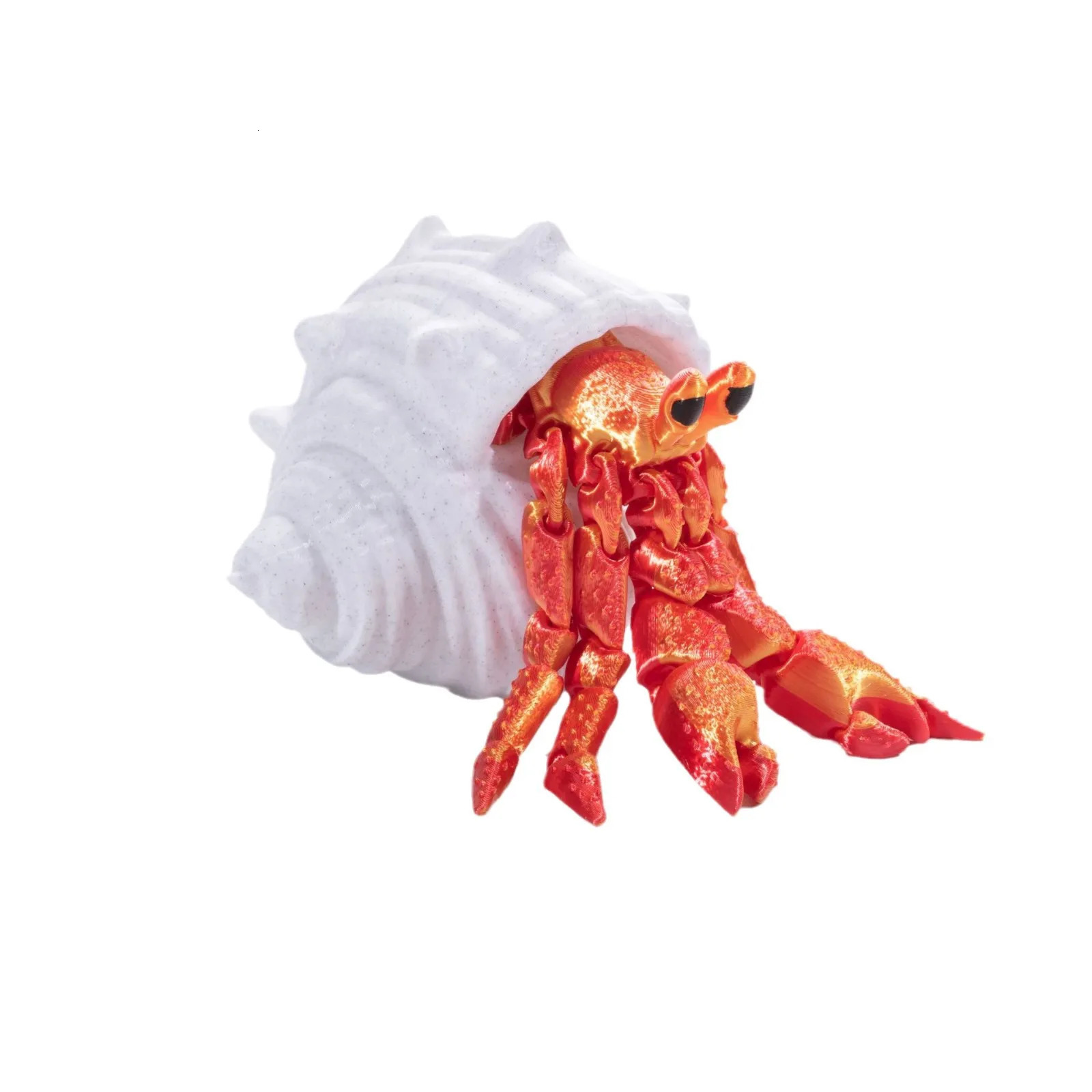 3D Printing Toys Hermit Crab Joint Movable Model Novelty Adult Toy Anti-stress Figurine Miniature Desk Accessories Birthday 251218