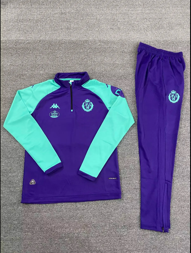 2025 26 Valladolid Men's Children's Training Clothing Sportswear Football Tracksuit