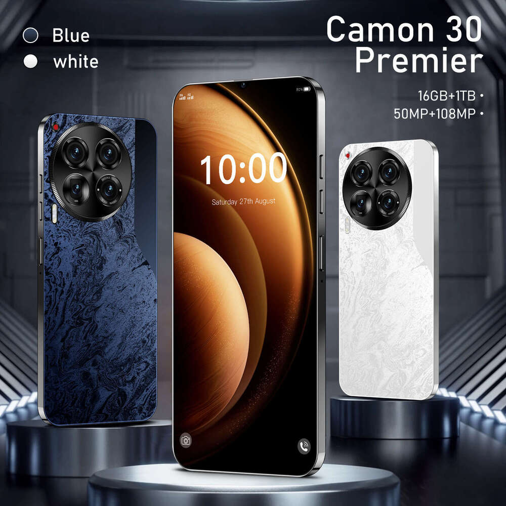 Famous brand Camon30 cross-border mobile phone 16+1T dual card dual standby 6.8-inch high-definition intelligent Android phone