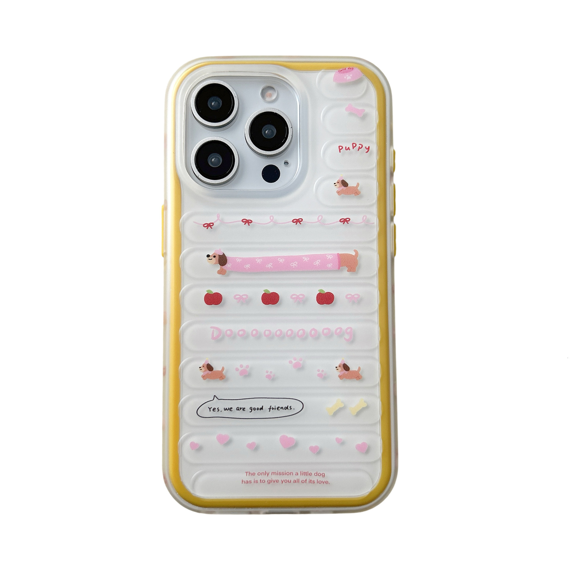 Luggage Dachshund Dog Apple 16 Pro Max Full Coverage IMD Phone Case Compatible with iPhone 17 Transparent 15