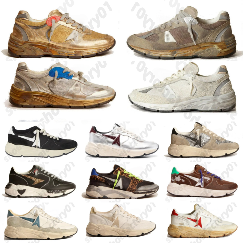 Designer unisex Dad Star platform sneakers, made of leather with a high quality thick sole They show a classic dirty - style mixing casual and sporty vibes