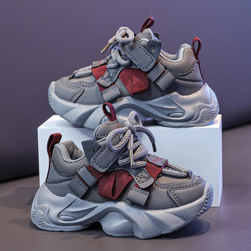 Kids Chunky Sneakers Boys Girls Platform Casual Sports For Children Unisex Toddler Shoes Fall Autumn C260130