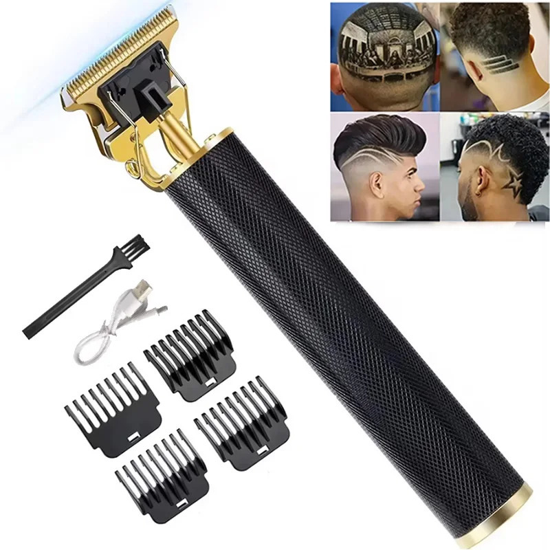 Professional Electric Hair Clipper for Men Rechargeable Cutting Machine Barber Shaver Haircut Remover Trimmer 251215