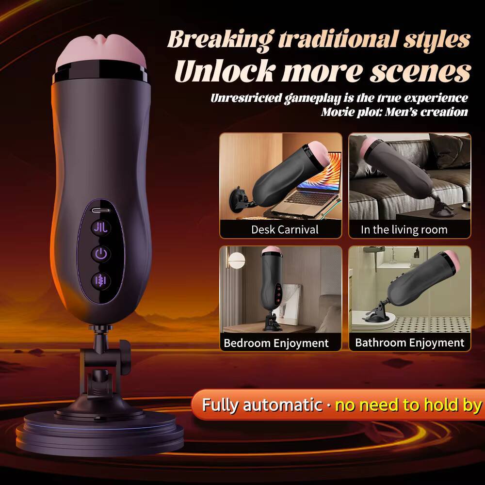 Multi Function Sucking Thrusting Vibrating Heating Penis Glans Trainer Pocket Vagina Pussy Male Masturbator Sex Toys for Men
