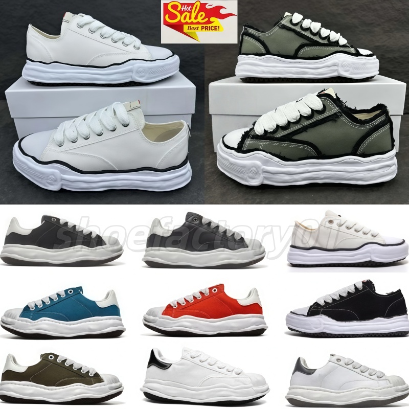 Top designer unisex distressed low top canvas casual training shoes Available in blue purple green black white and bone colors Comes with a shoe box
