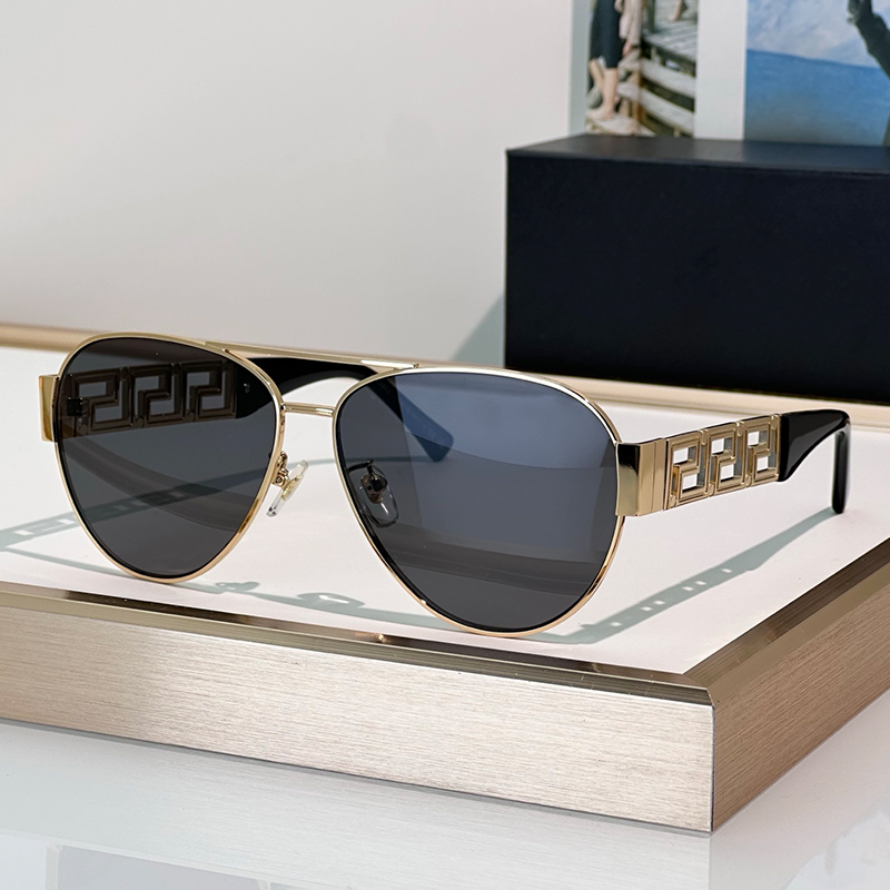 Designer Sunglasses For Women Men Fashion Metal Full Frame Pilot Eyewear 2289 Luxury Sunglasses Outdoor Goggles UV400 Glasses With box