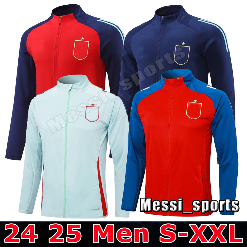 2025 2026 Spain Football Men's Adult tracksuit 25 26 Espana MORATA FERRAN ASENSIO Soccer Men's Full Zipper Jacket Training Suit Survetement foot chandal Futbol