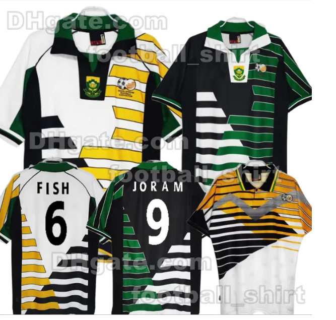 1998 Africa Retro classic south soccer jerseys 98 1994 RADEBE Bartlett Mokoena McCarthy Fortune classic FISH PARKER vintage Bafana Bafana football shirt
