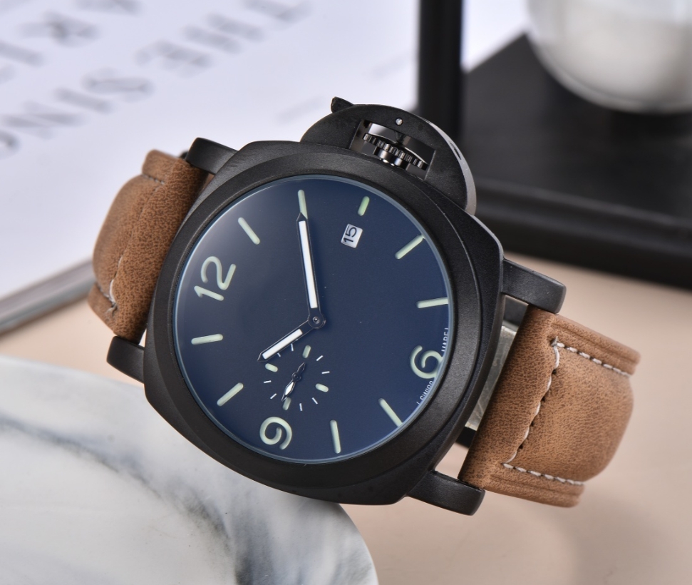 2025 Luxury FIRNZEity 1860 PANERAIity watch Mens LUMINORity watches Quartz movement high quality stainless steel luminous gifts Wristwatches #223