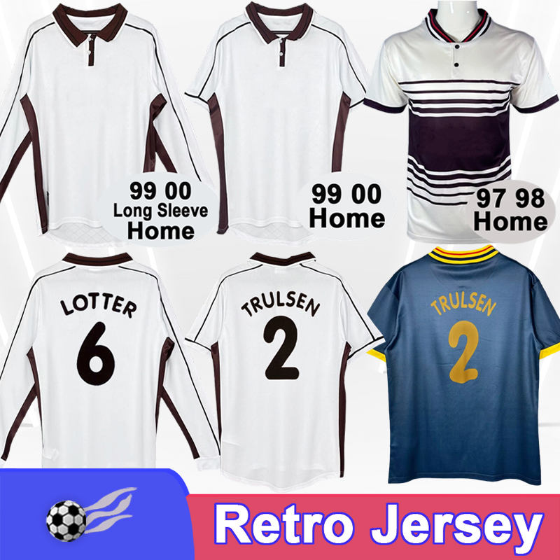 1997 2000 St. Pauli Mens Retro Soccer Jerseys MARIN TRULSEN LOTTER Vintage Home Away Football Shirts Uniforms