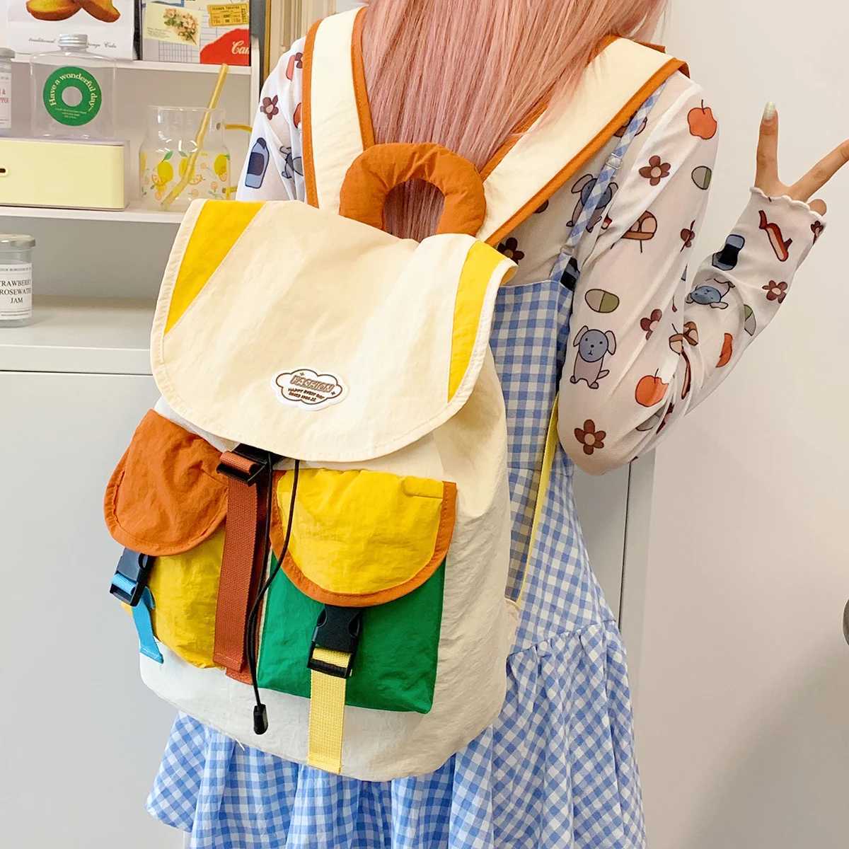 le Schoolbag for Junior High School s Large Capacity High School Students 2025 New Model Ultra-Lightweight Spine-Protecting Weight-Reducing BackpackM2