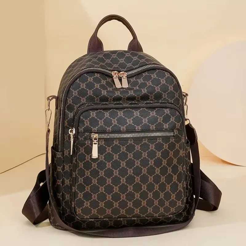 2025 New Pattern Fashion Printing Backpack High-capacity Multi-function Leisure Time Travelling Bag Versatile Shoulder BagsM251222