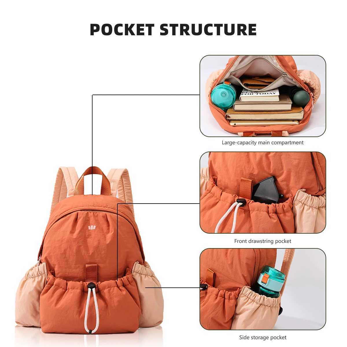 2025 New Small Backpack Womens Travel Lightweight Outdoor Mountaineering Bag Sports Small Backpack Travel Bag for ShoppingM251222
