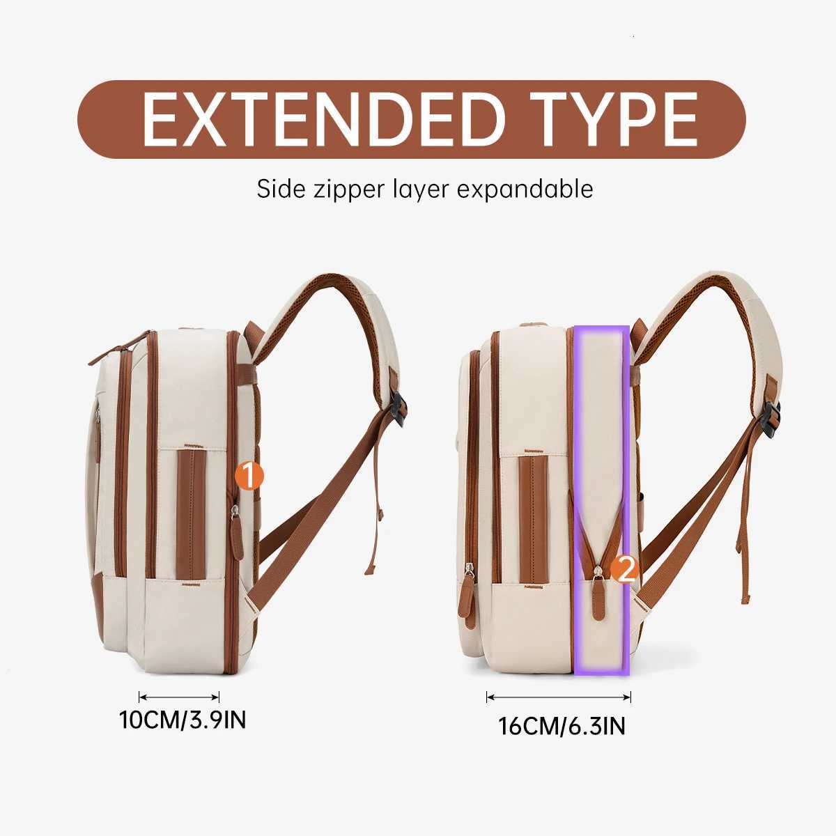 Backpack for Women 2025 New Simple Business Computer Backpack Outdoor Large Capacity Travel Bag Student School Bag for sM251222