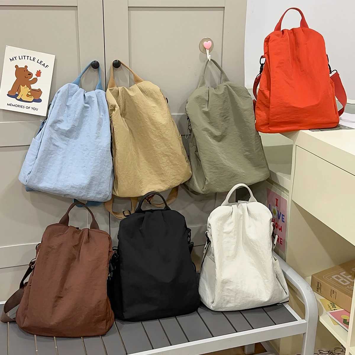 avel Backpack for Women 2025 New College Student Bag Large Capacity Versatile Lightweight Backpack MultiFunctionalD ailyW orkC lothingS hoppingT ravel