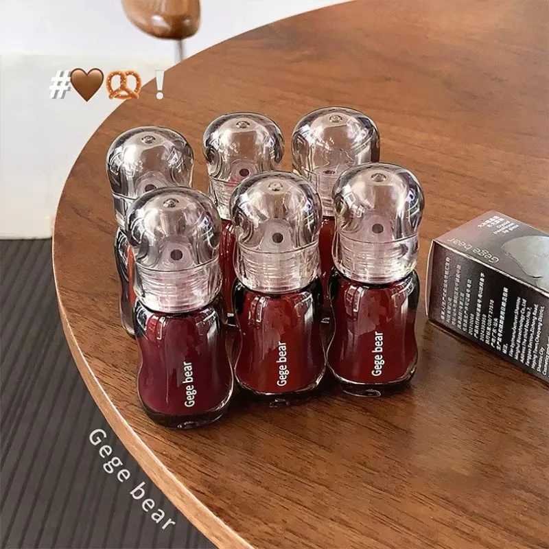 GegeBear Crystal Clear Lipgloss Hydrating Water Liquid Lipstick Light Lip Tint Plumping Non-stick Cup Lips Makeup Women CosmeticT251222