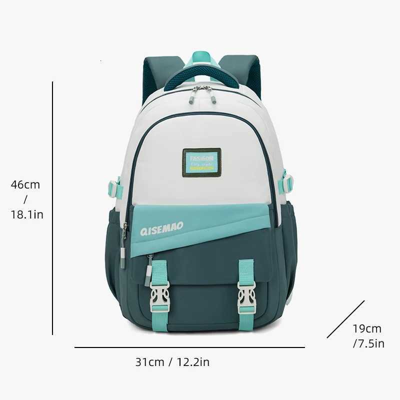 Junior High School Student Schoolbag Female 2024 New Large Capacity Strong and Durable High Value Backpack Cute BackpackM251222