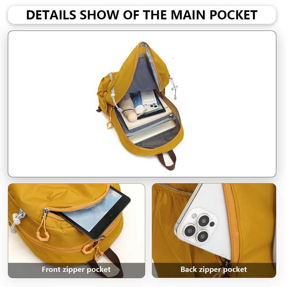 Outdoor Hiking Backpack for Women Lightweight Waterproof Ultra-Light Sports Backpack Camping Travel Mountain Climbing Lightweight Backpack CyclingM251