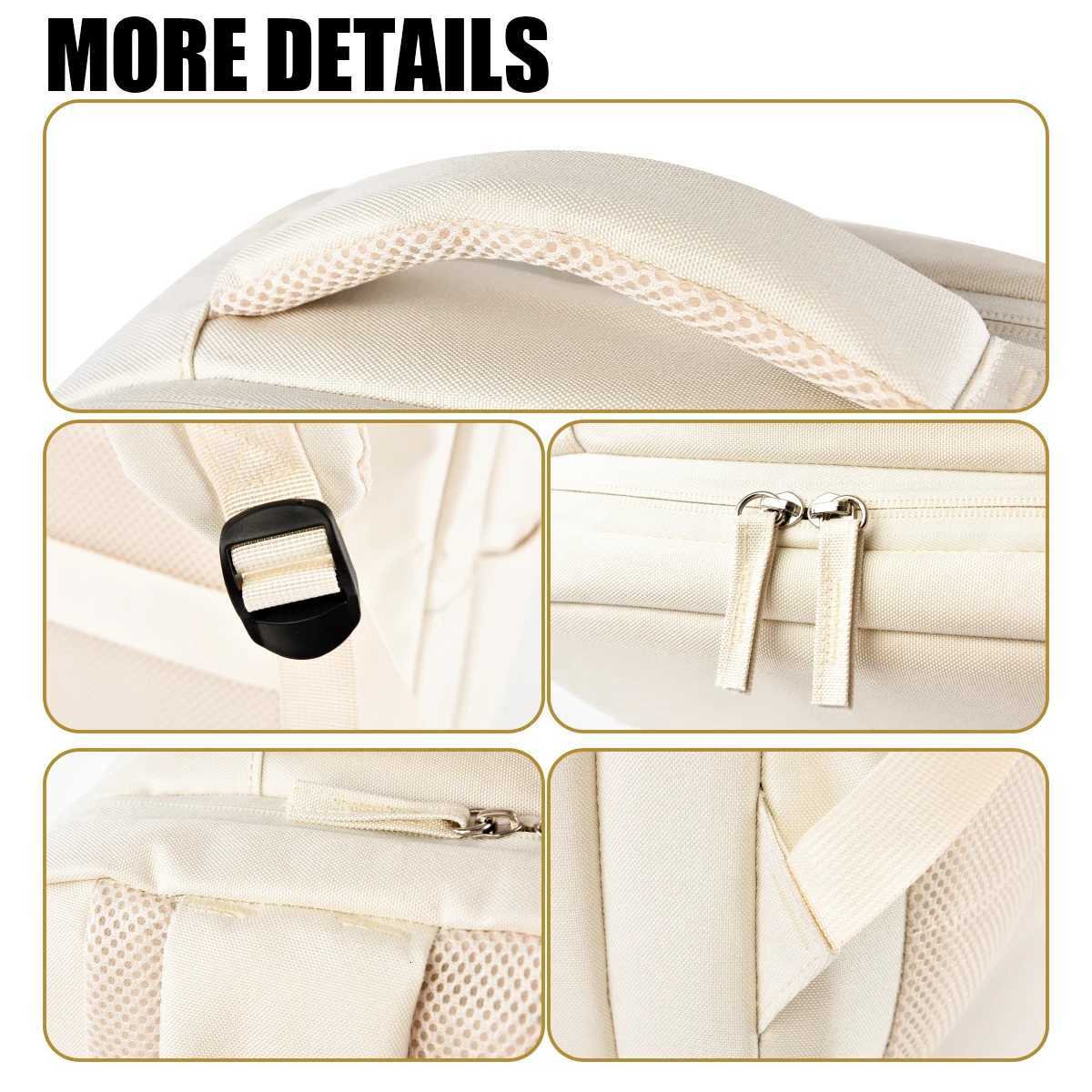 Mens Backpack for Business Trips Meetings Computer Backpack Womens Outdoor Commuting Large-Capacity Travel Bag Multi-Functional Boarding BagM251222