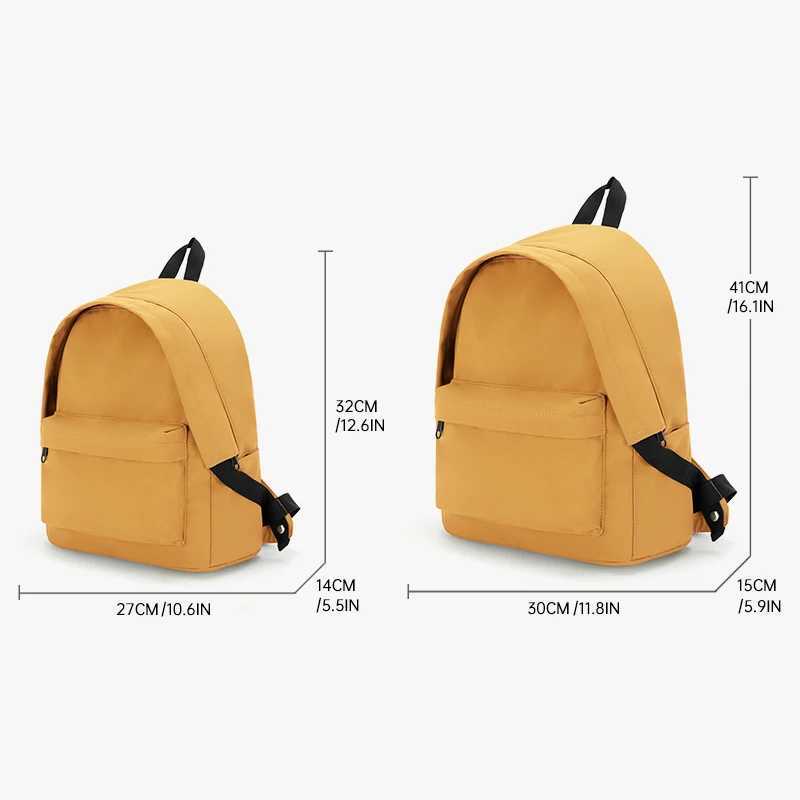 Super High-Looking Schoolbag Korean Style Lazy Style Preppy Style Sweet Cream Style Female College Student BackpackM251222