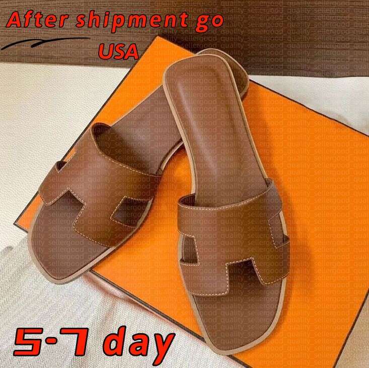 Designer Slippers slides classic flat heel summer Rubber flip flops leather slippers womens shoes sexy sandals oran large big crocodile Sandal Flat shoes 35-42