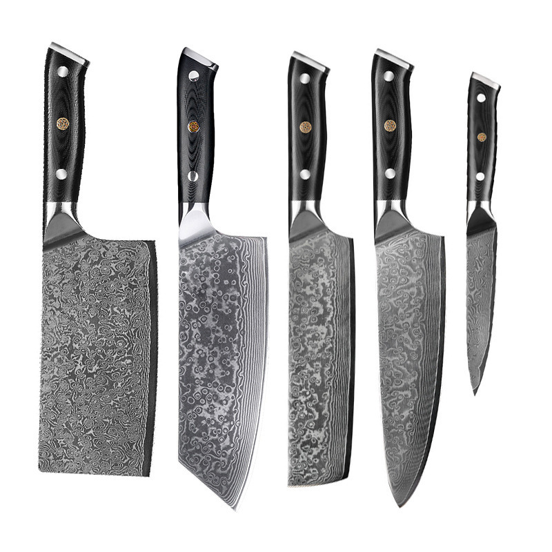 Japanese Kiritsuke Knife Damascus Steel VG10 Sharp Meat and Vegetable Professional Chef Knife Kitchen Cooking Tools 241224