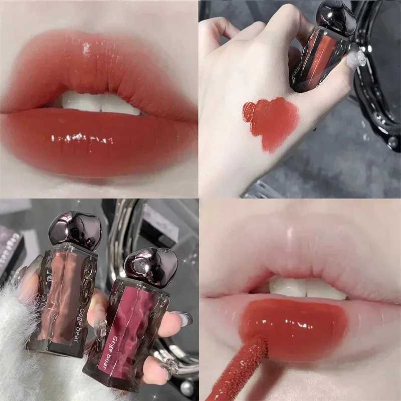 7 Colors Mirror Dyeing Lip Gloss Moisturizer Liquid Lipstick Waterproof Long Lasting Red Lip Tint Korean Natural Makeup CosmeticT251222