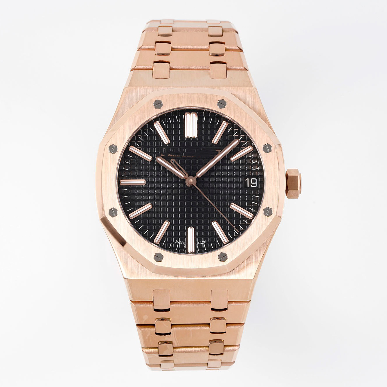 New simple and classic fully automatic mechanical men's watch with calendar function available in stock