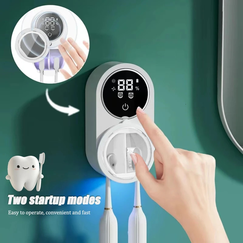 1 intelligent toothbrush sterilizer toothbrush holder disinfection device toothbrush storage rack 251217