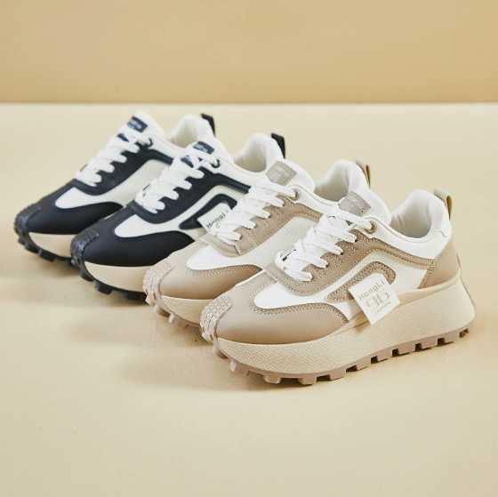 New model "Agan" shoes for women - Spring 2025 running, sports, thick-soled, height-increasing, casual shoes H251222