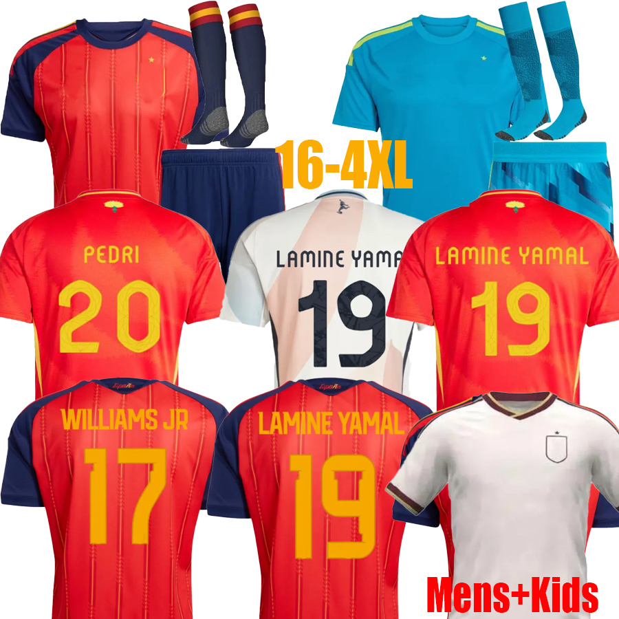 2026 World Cup SPAIN soccer jerseys PEDRI GAVI LAMINE YAMAL MORATA Carvajal OLMO FERRAN RODRIGO Jersey Men Kid Kit Football Shirt