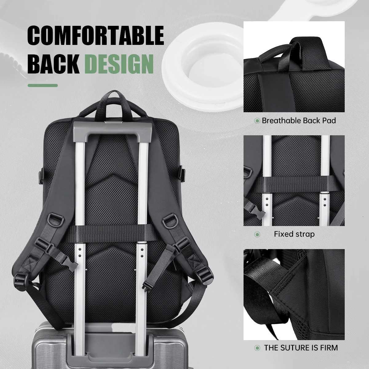 Shengliwei Backpack Mens New Business Casual Backpack Travel Laptop Bag Large Capacity WomenM251222