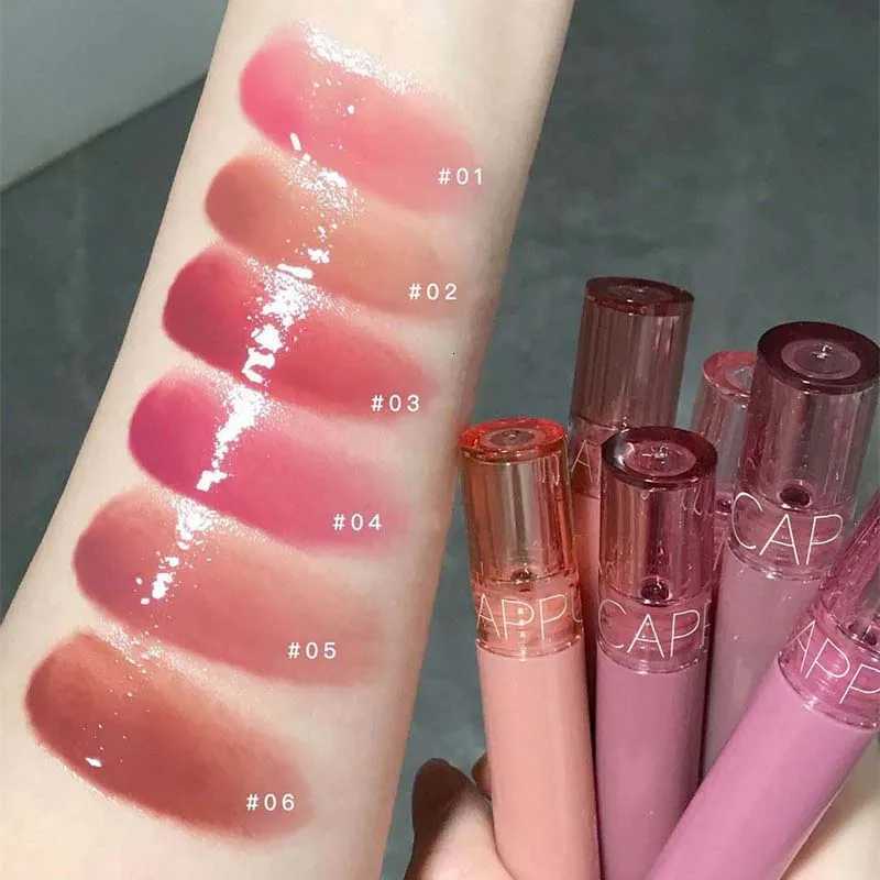 6 Colors Moisturizing Water Lip Gloss Crystal Jelly Mirror Lips Honey Lip Lines Desalination Tender Repair Lip Gloss Lips CareT251222