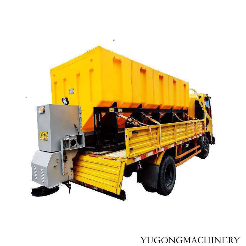 Direct Sale Multifunctional Heavy Duty Snow Removal Trucks Snowplow Snow Melting Salt Spreader