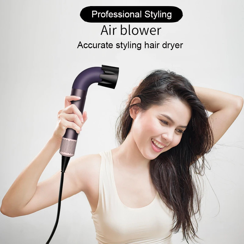 6 in 1 Leafless Hair Dryer Negative Lon Hair Care Professinal Quick Dry 1400 Watt High Speed Home Constant Anion HairDryer 251215