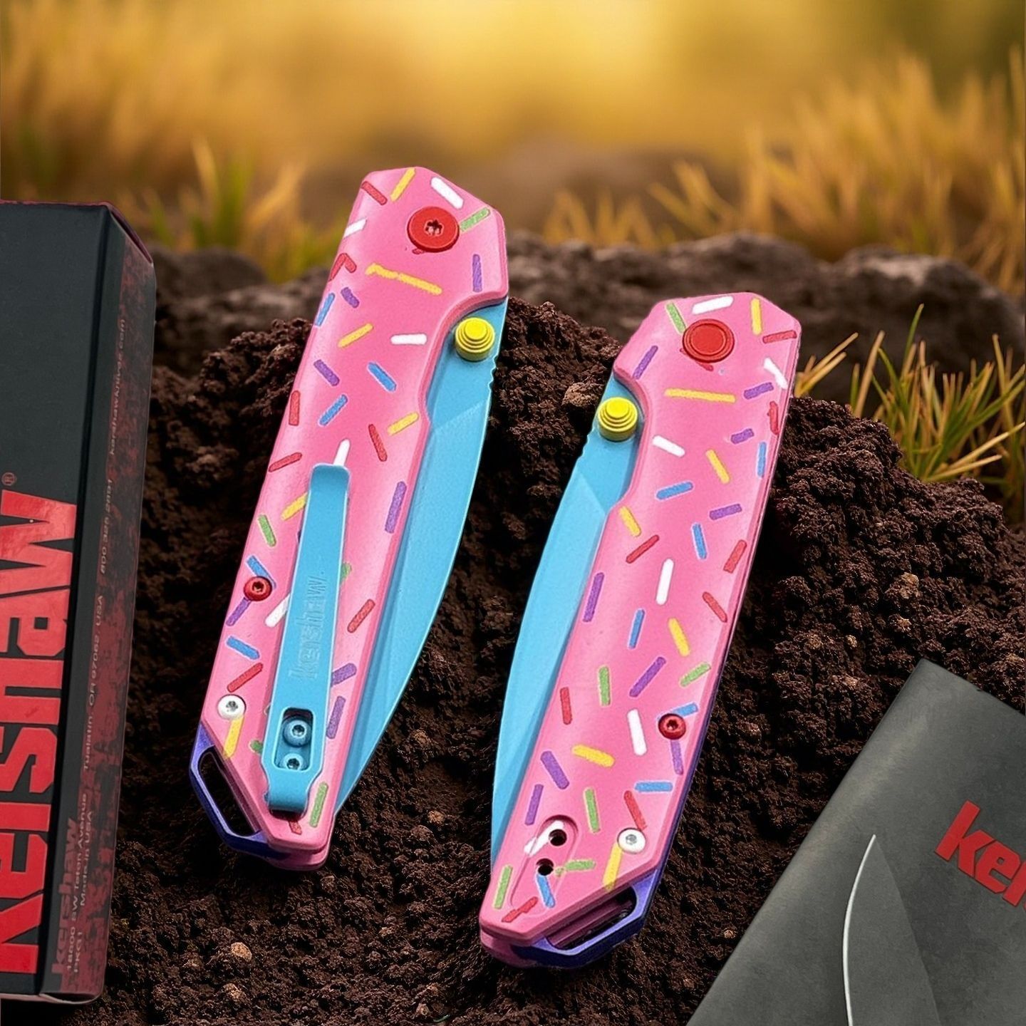 BM535 Bugout Donut Pink Aluminum Bearing folding knife