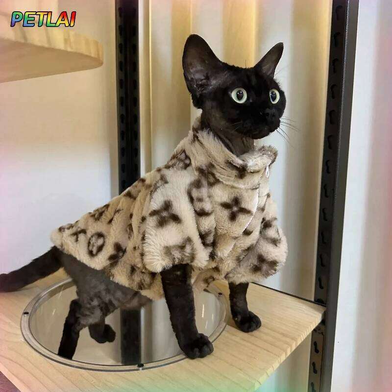 Dog winter pet protection against cold sweater small cat aristocratic jacket High-end design sense Teddy cute coat 25H1222