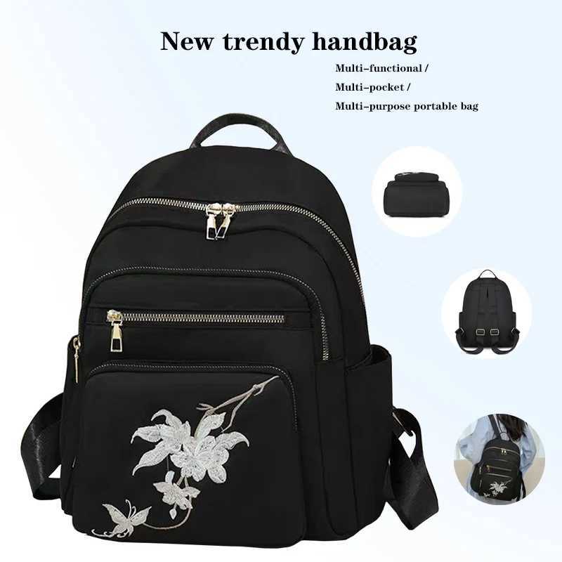 Neutral style backpack for men and women suitable for travel and school use Made of nylon materialM251222