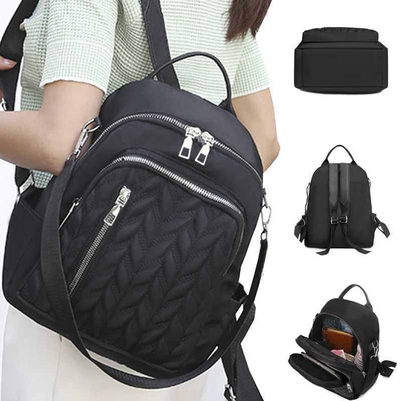 Unisex square bag for men and women travel small backpack multiple pockets design simple student school bagM251222